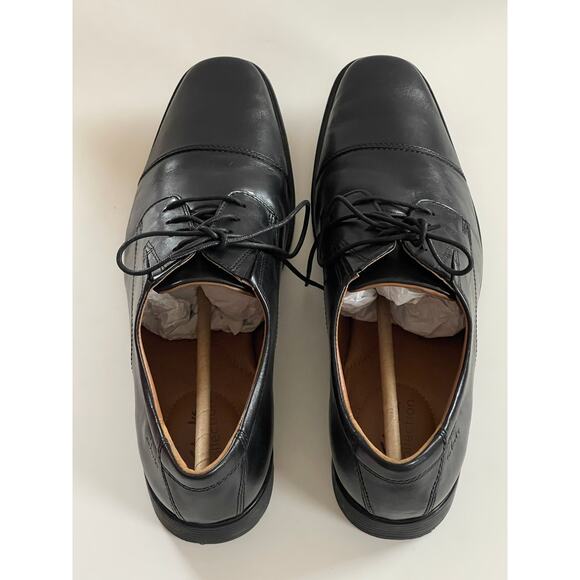 Clarks Tilden Cap Men’s Oxford Black Leather Suze 11.5 Wide main image 5